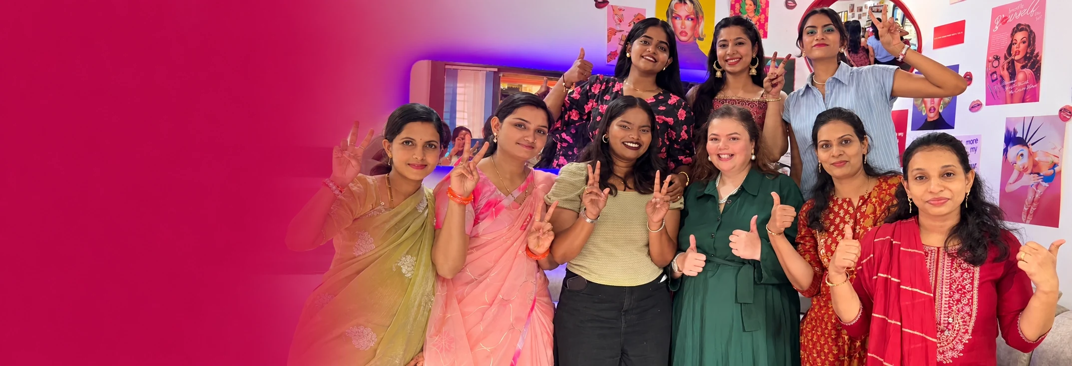 The Gajahasta team and students together